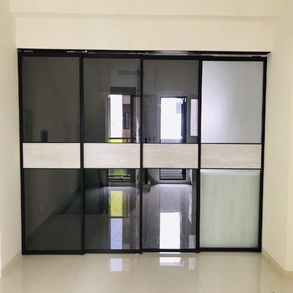 同步式連動推拉門